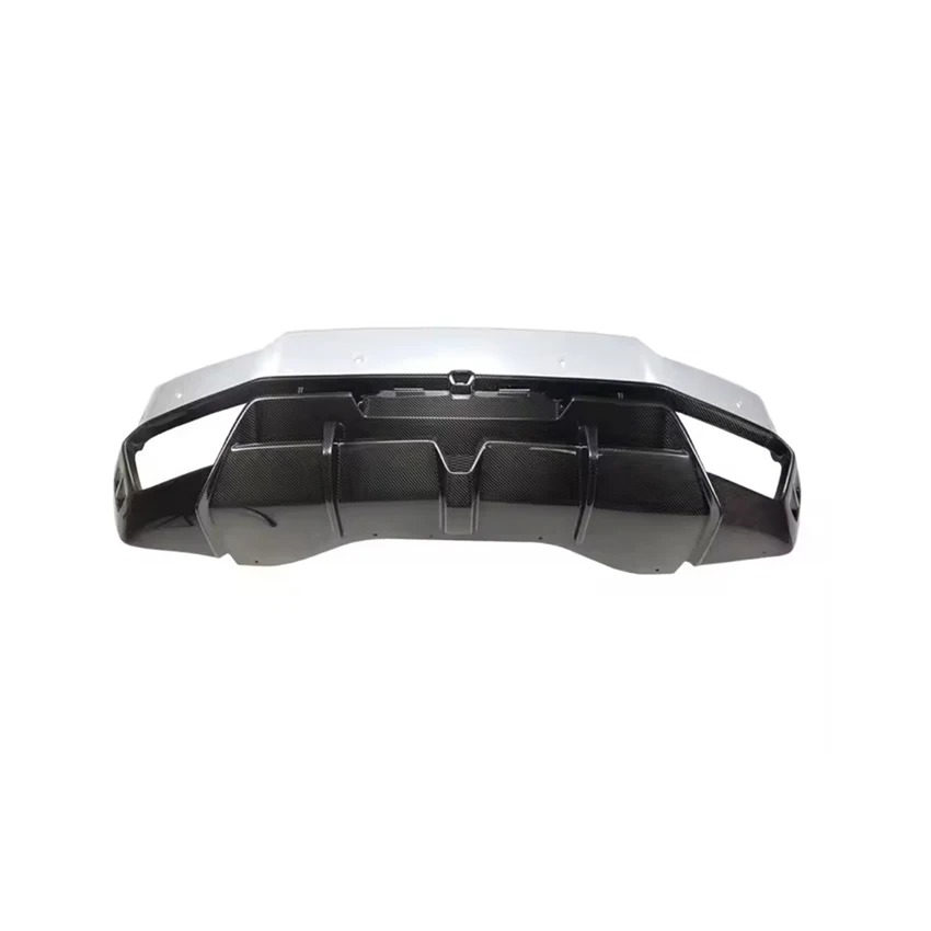 Facelift Car Parts Dry Half Carbon Fiber Rear Bumper For Lambo Huracan Lp580 Lp610 Car Body Kit